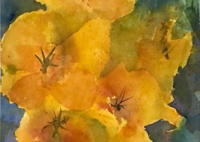 Anne Albright - Day Lilies watercolor