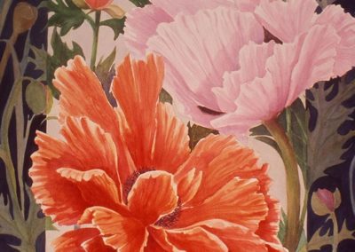Concetta Scott - Floral Tapestry watercolor