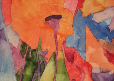 Cristina Crosetto - Flowering Meadow watercolor