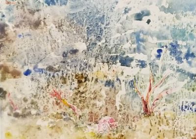 Noelie Angevine - Underseascape watercolor