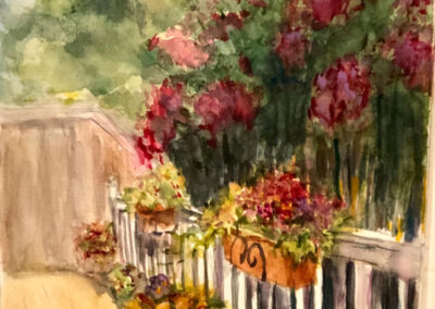 Carol Starr - All Decked Out watercolor