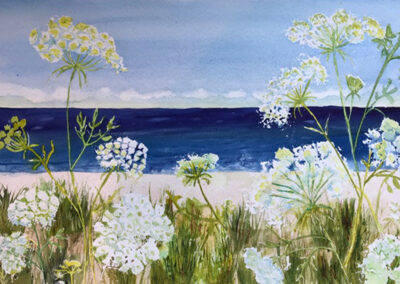 Connie Boland - The Beach Garden watercolor