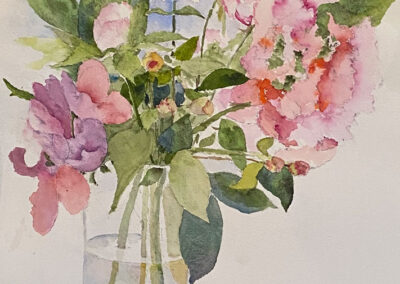 Jane Salomon - Garden Bouquet watercolor
