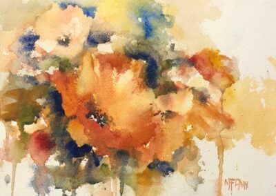 Mike Flynn Abstract Poppies
